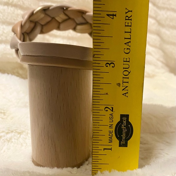 NWOT a new day, Slides w/ Braided Straps of Variegated Neutral Tones, Size 6.5” - Picture 7 of 7